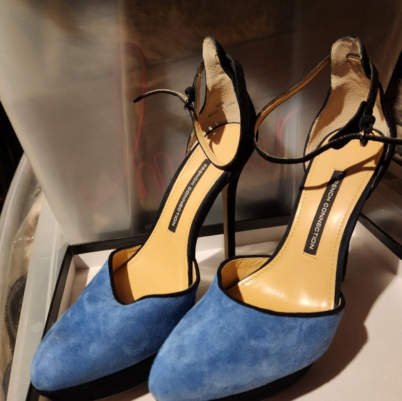 French Connection suede heels - Picture 2 of 4